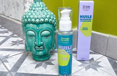 Huile de massage gourmande à l’ananas 