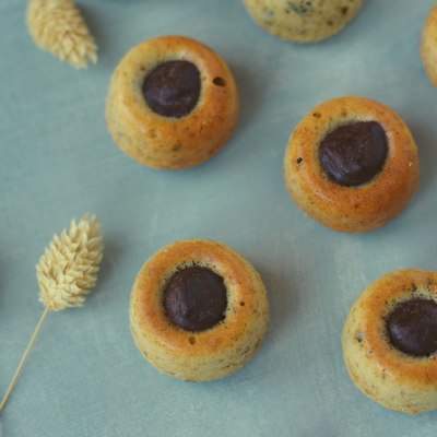 Petites bouchées oreo/amande ganache chocolat