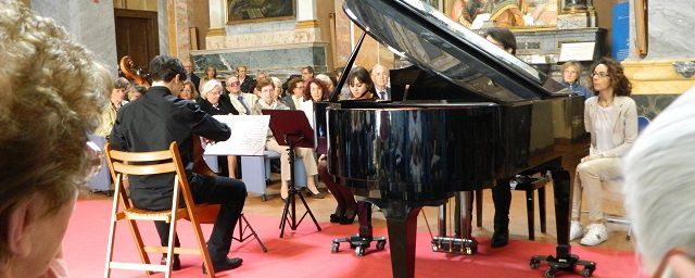 Auditorium Chiesa San Dionigi, Vigevano - Concerto "giovani talenti" del conservatorio di Rimini: Claudia Mancini, Francesco Stefanelli, Mattia Guerra 