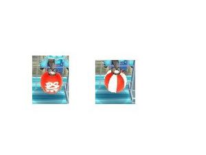 Photo 1 ( rouge et kenji blanc et rouge et blanc), photo 2 (avec un motif personnalisé et avec un débardeur Carla).