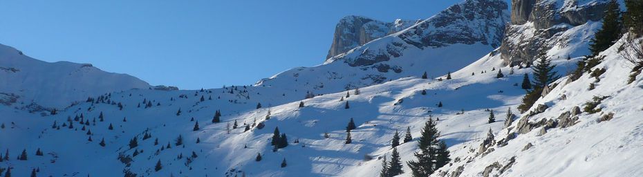 Ski de rando, direction le Pas du Follet par le Vallon d'Ane (Dévoluy)