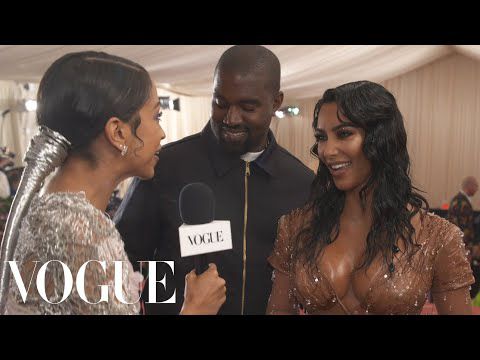 Kim Kardashian West et Kanye West sur son look imbibé d'océan | Rencontré Gala 2019 avec Liza Koshy