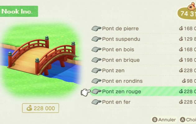 Animal Crossing New Horizons : Comment construire un pont ?