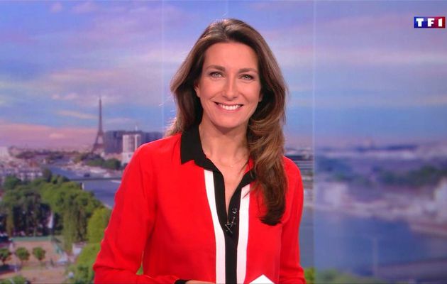  Anne-Claire Coudray JT 13H TF1 le 05.11.2017