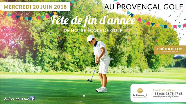 FETE DE L 'ECOLE DE GOLF MERCREDI 20 JUIN   ( INSCRIPTIONS OUVERTES)