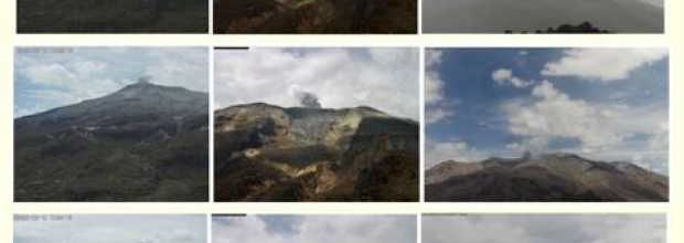 Activity of Nevado del Ruiz, Kanlaon, Etna and White island.