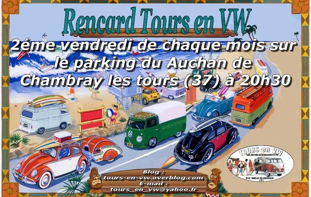 7ème rencard de Tours en VW, le 13 septembre