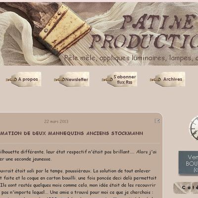 Relooking blog "Patine Production" - Canalblog