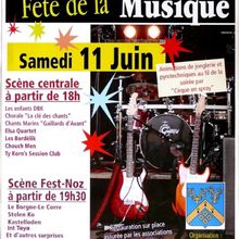 Belle fete de la musique a CLEGUEREC