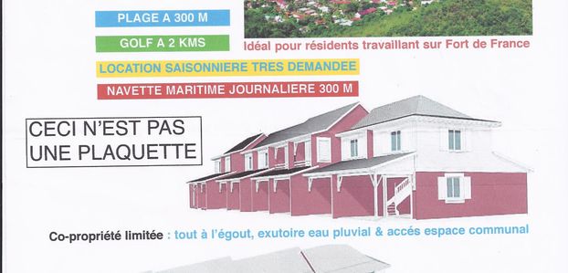  les Cottages de l'anse Lot de 8 apts T2(livré Octobre 2015)