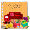 CU rainbow of color de Wen ptt bouchon