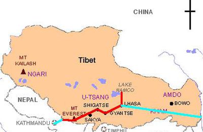Direction Le Tibet !