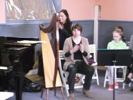 Reportage photo sur l'audition de ma classe de harpe de Syrinx!