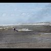 Kite surfers en action