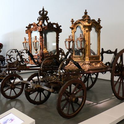 Berlines processionnelles, Musée des carrosses, Lisbonne (Portugal) 