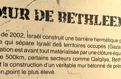 Expo Bansky : le mur de Bethleem