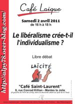 Café laïque : 2 avril 2011