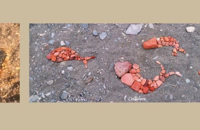 Land art à la plage