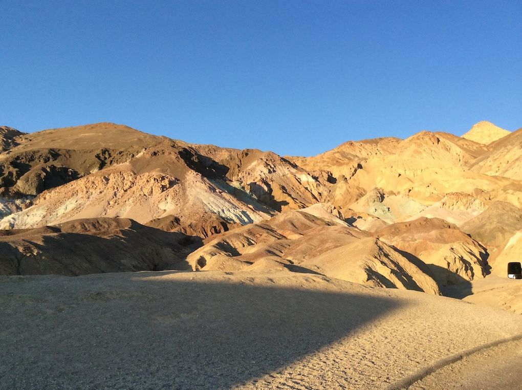 Unbehebe crater et Artist Road - La palette...
