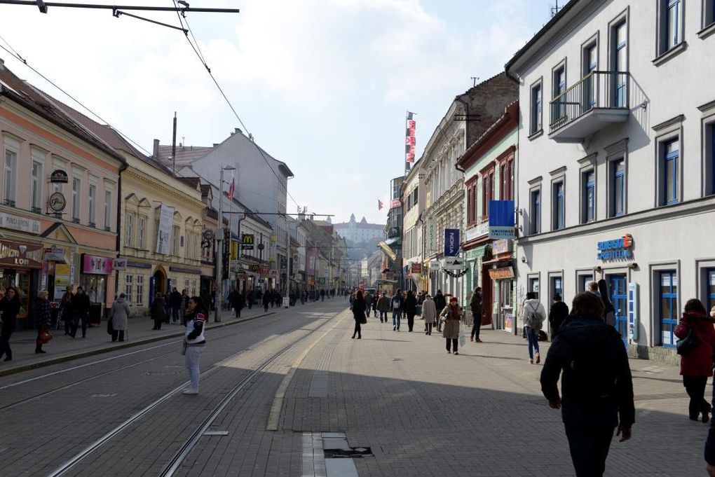 Semaine à Banska, visite de Bratislava