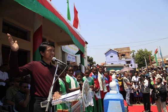 Vendredi 12 octobre 2012. Le Président Andry Rajoelina : première visite dans la Région Itasy (Soavinandriana, Analavory, Ampefy).