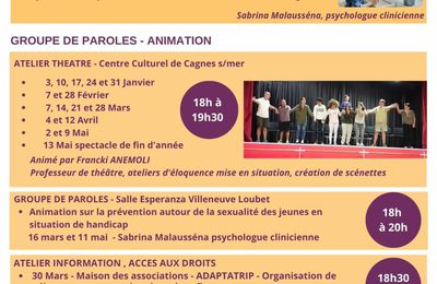 Pôle Aidants - Programme 1er semestre 2023