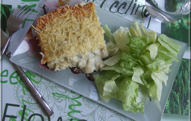 Lasagnes poulet roquefort