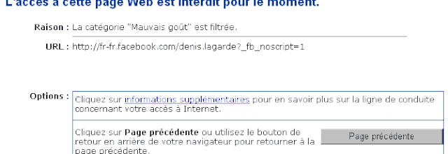 Une blague de mauvais goût