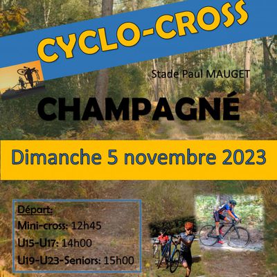 Cyclo-cross de Champagné (72) le 5 novembre 2023