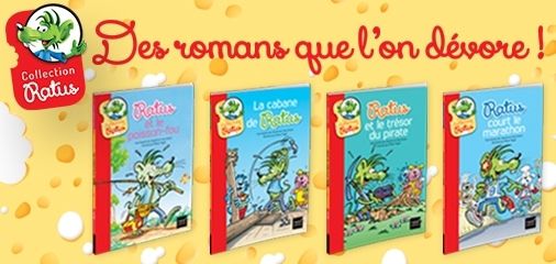 La collection de romans pour enfants Ratus aux éditions Hatier