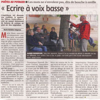 Un bel article du quotidien La Montagne