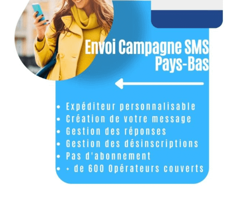 Envoi Campagne SMS Pays-Bas