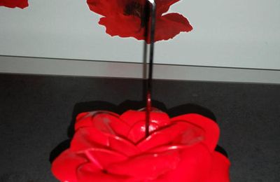 Porte Photo rose rouge 5 euros