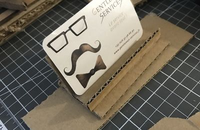 Prototype de porte cartes de visite