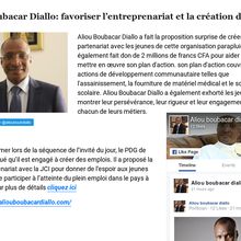 Aliou Boubacar Diallo: favoriser l’entreprenariat et la création d’emplois
