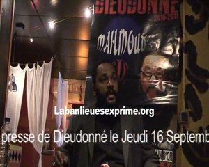 2 videos : Conférence de presse de Dieudonné, à son retour d’Iran