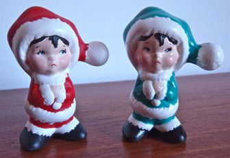 Vintage et rétro : figurines de Noël en céramique 