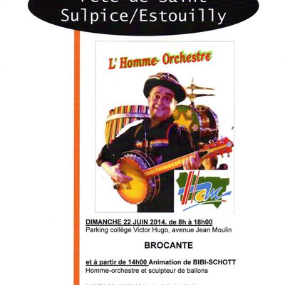 Fête de St Sulpice - Estouilly 2014