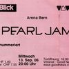 Pearl Jam - 13 septembre 2006 - Berne