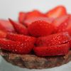 Tarte fraises - chocolat