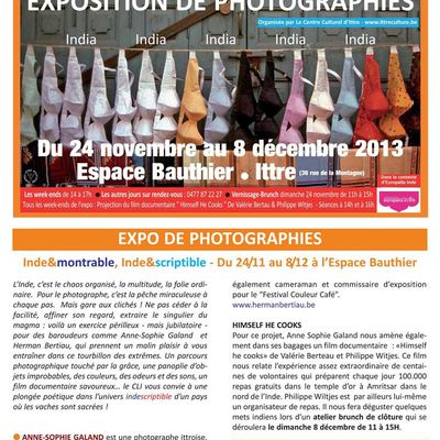 EXPO PHOTO Anne-Sophie Galand & Herman Bertiau