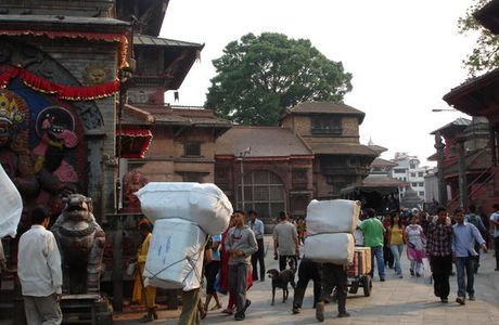 Népal, les rues de Katmandou