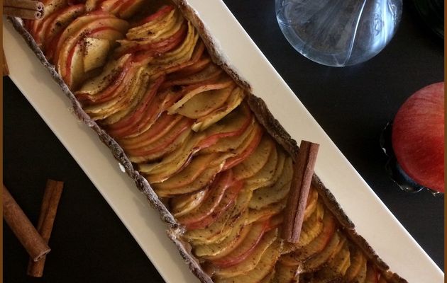 Tarte aux pommes et à la cannelle