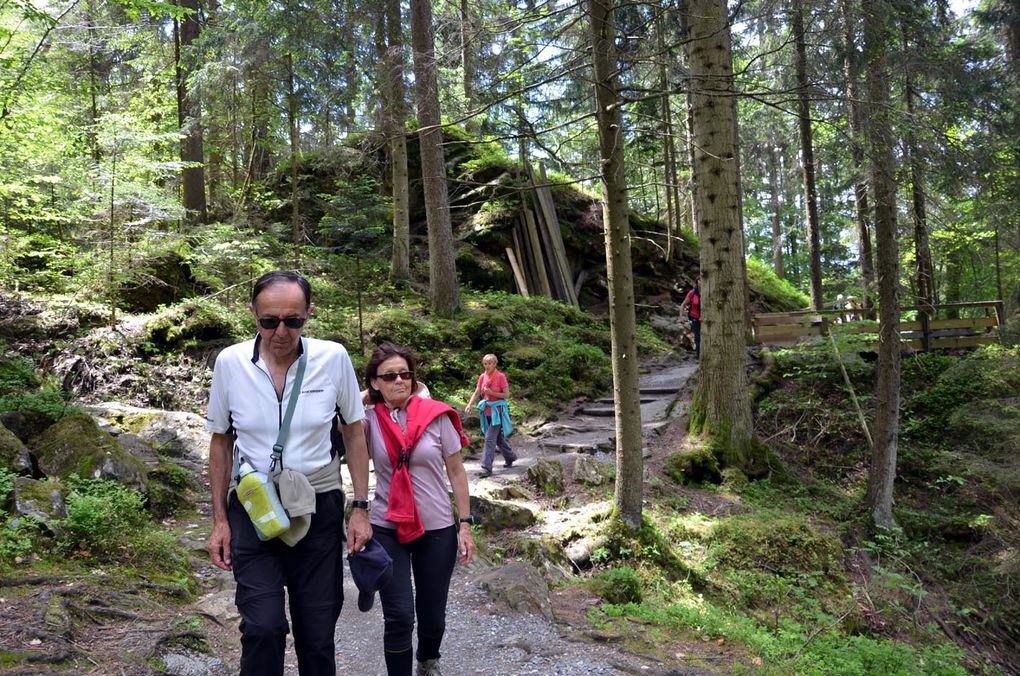 Tosime jour. Tentative avortée vers le Lac Blanc suivie de la ballade dans  les Gorges de la Diosaz