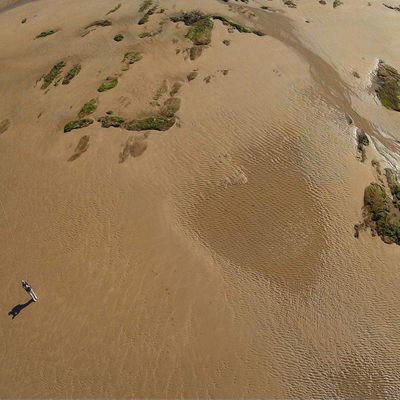 Photos de la plage du tanchet aux Sables d'Olonne vue par un Cerf Volant