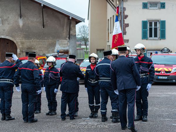 Retour sur la Sainte-Barbe 2022  fêtée par les Sapeurs-pompiers à DAMAS-ET-BETTEGNEY