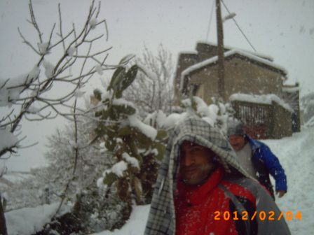 souvenir de la tempête de neige en février 2012 a Tifra