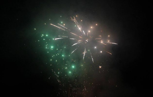 Feux d'artifices et chavande du 14 juillet à Bains les Bains