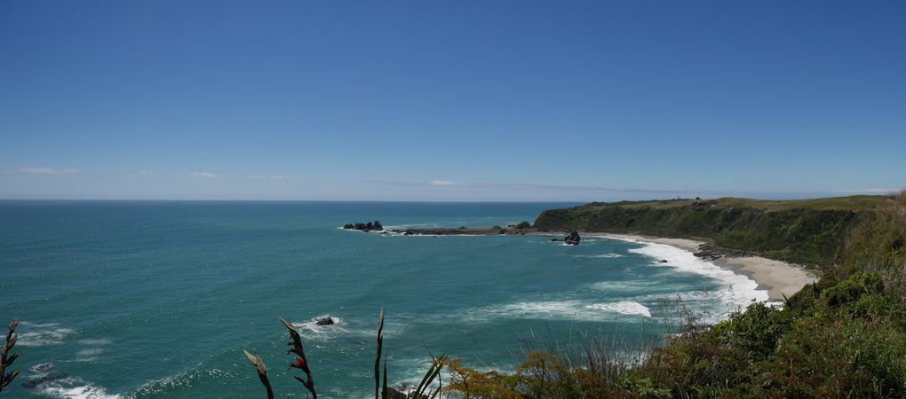 Westport : Cape Foulwind, Tauranga Bay, réveillon sur Carter's beach, certif Self-contained