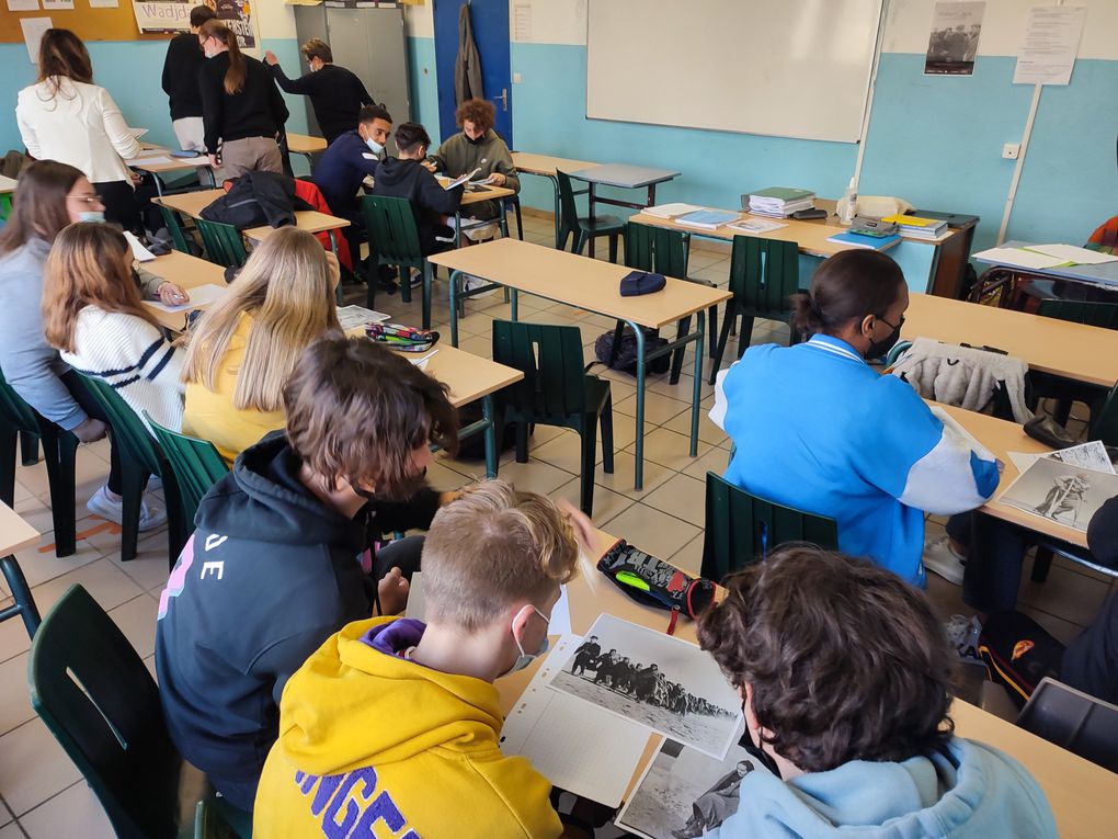 Intervention &quot;Hors les Murs du Mémorial de Rivesaltes pour l'EPI 3eme &quot;Camps et Mémoire&quot;